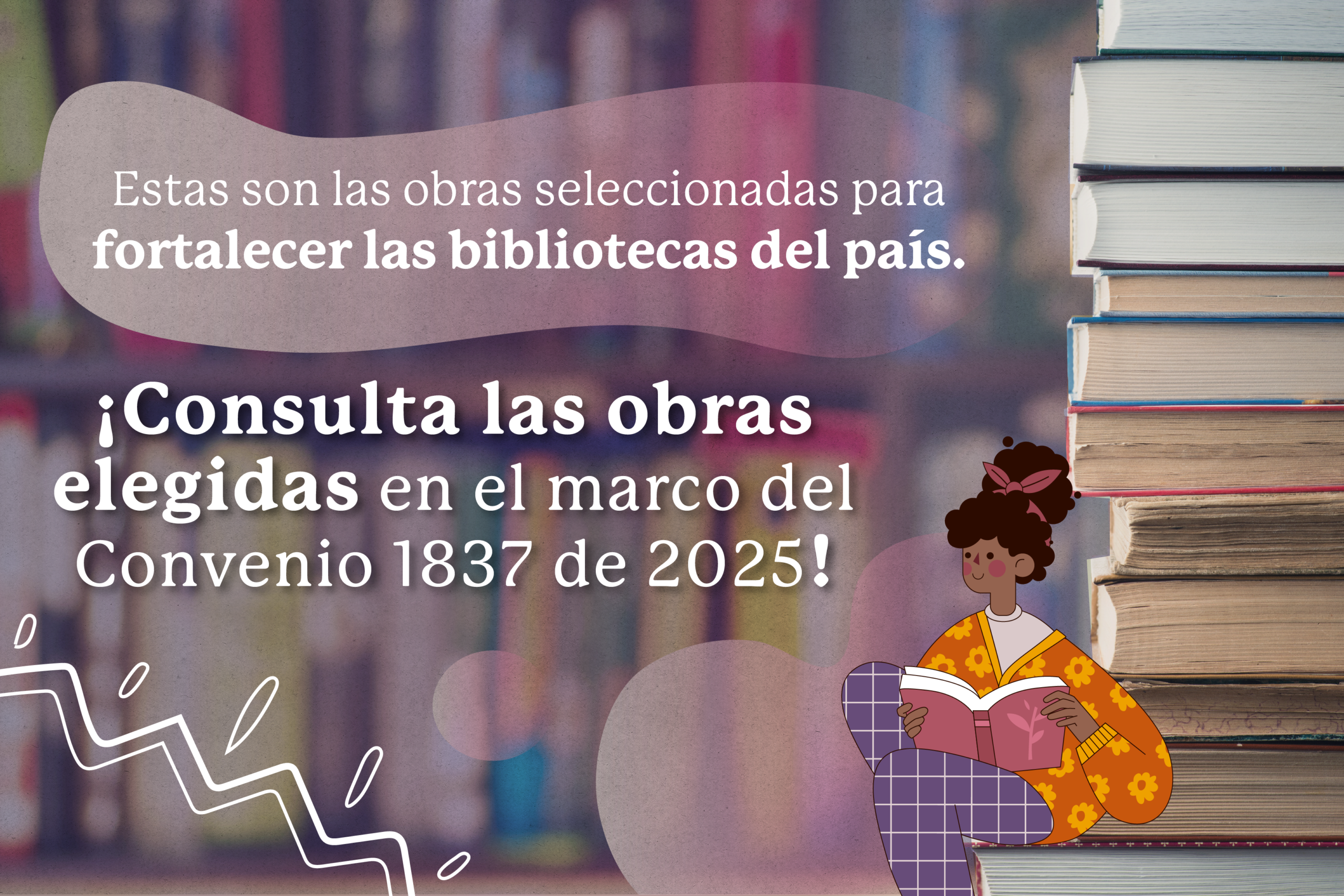 Listado definitivo de obras seleccionadas – Convenio 1837 de 2025