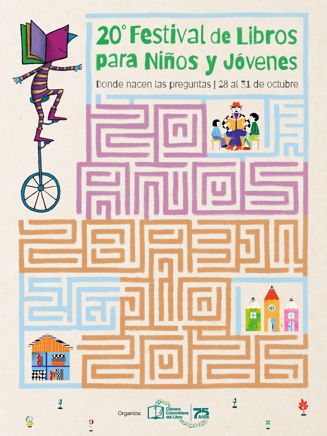 El Festival de Libros para Niños y Jóvenes celebra 20 años con un seminario de formación en promoción de lectura y actividades para toda la familia